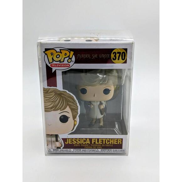 Funko Pop Television #370 Jessica Fletcher Murder She Wrote - W/Pop Protector